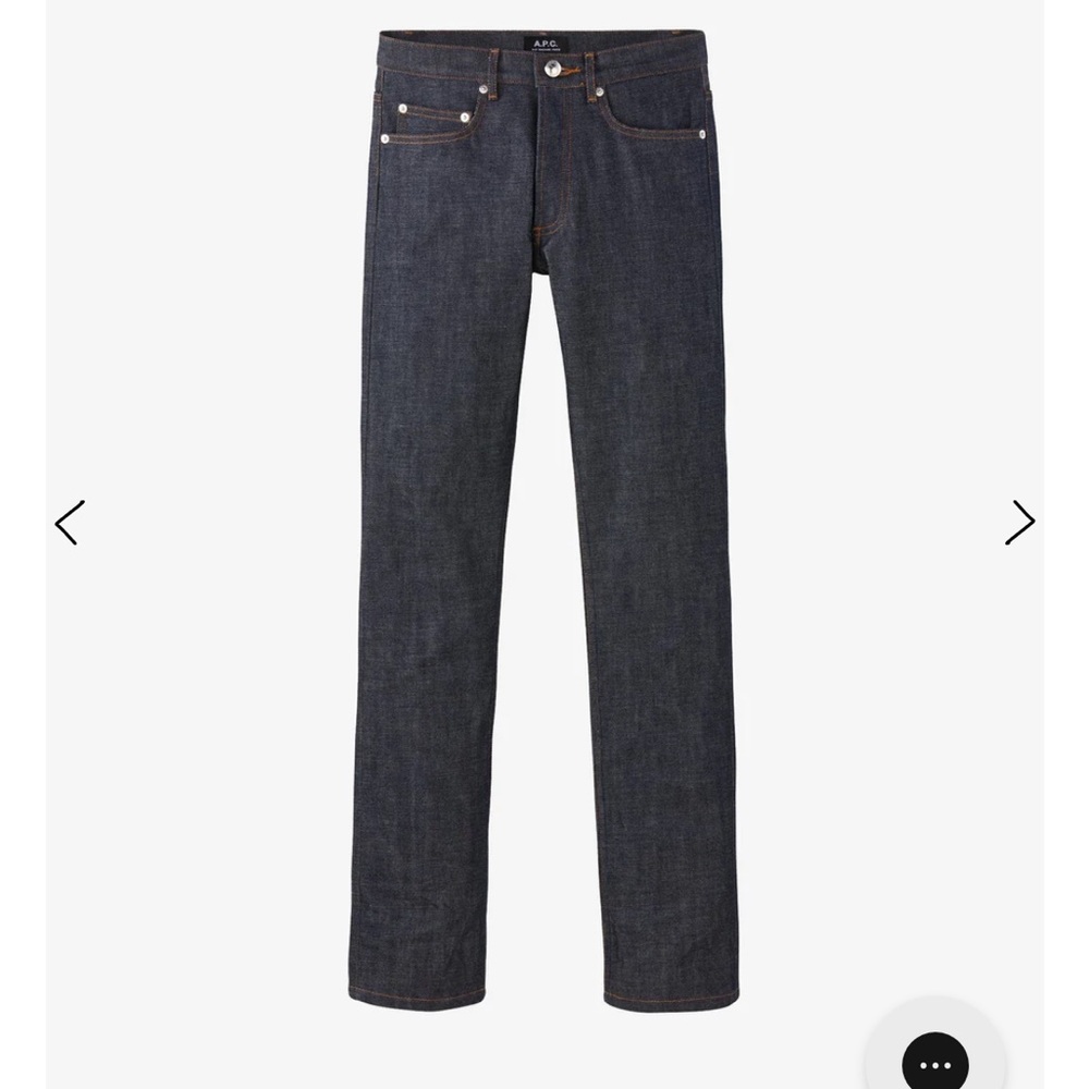A.P.C. Men's New Standard Jeans Dark Blue Denim NWT Size 36
